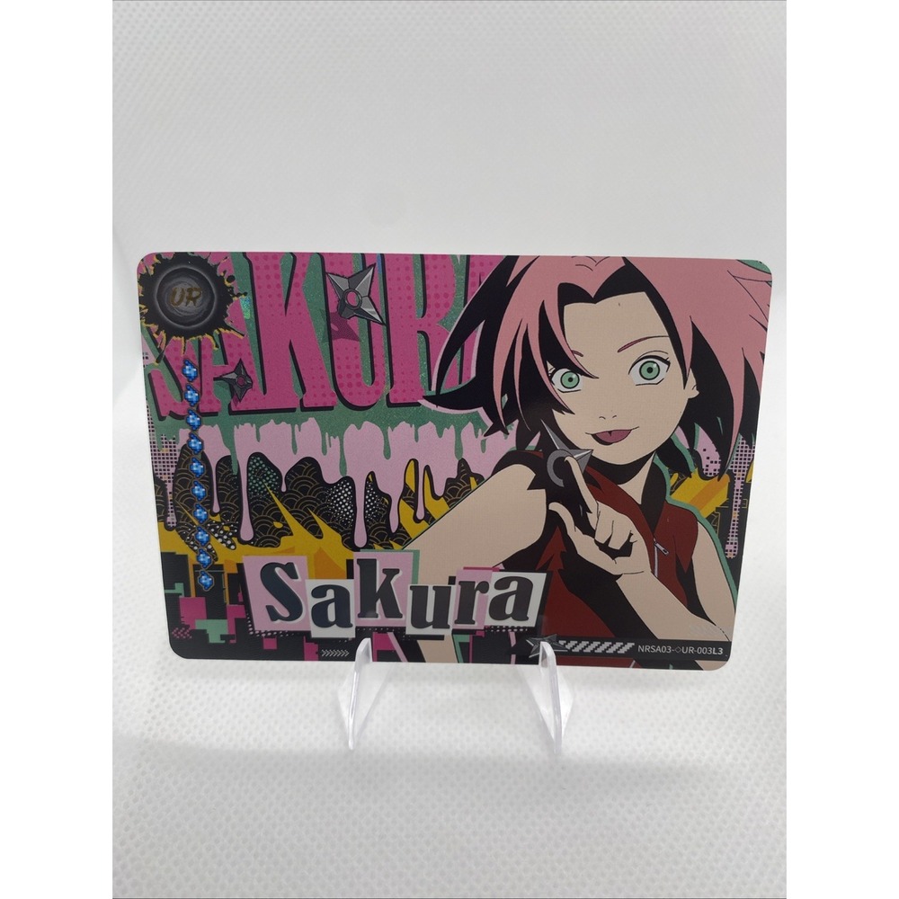 KAYOU Naruto Sakura UR Trading Card NRSA03-UR-003L3 Anime Collectible